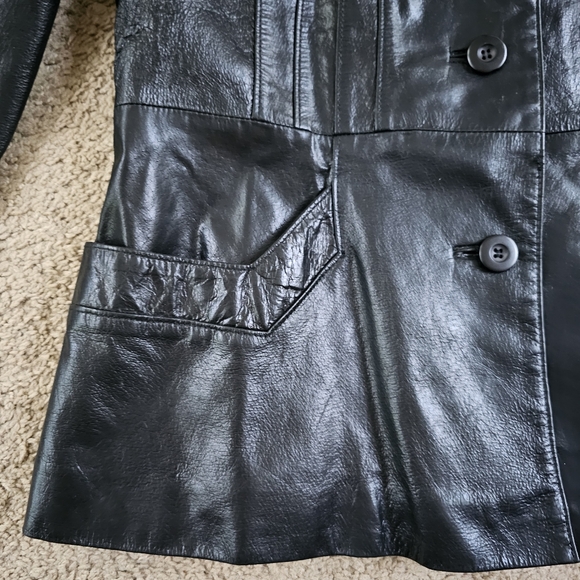 Wilsons Maxima Black Leather Jacket - Picture 4 of 11